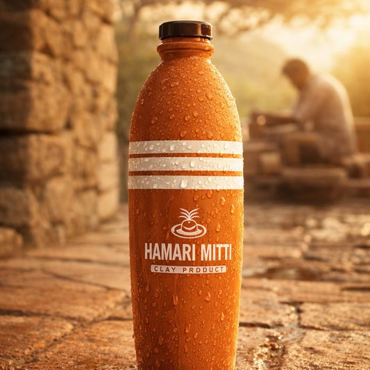 Artisan Clay Water Bottle