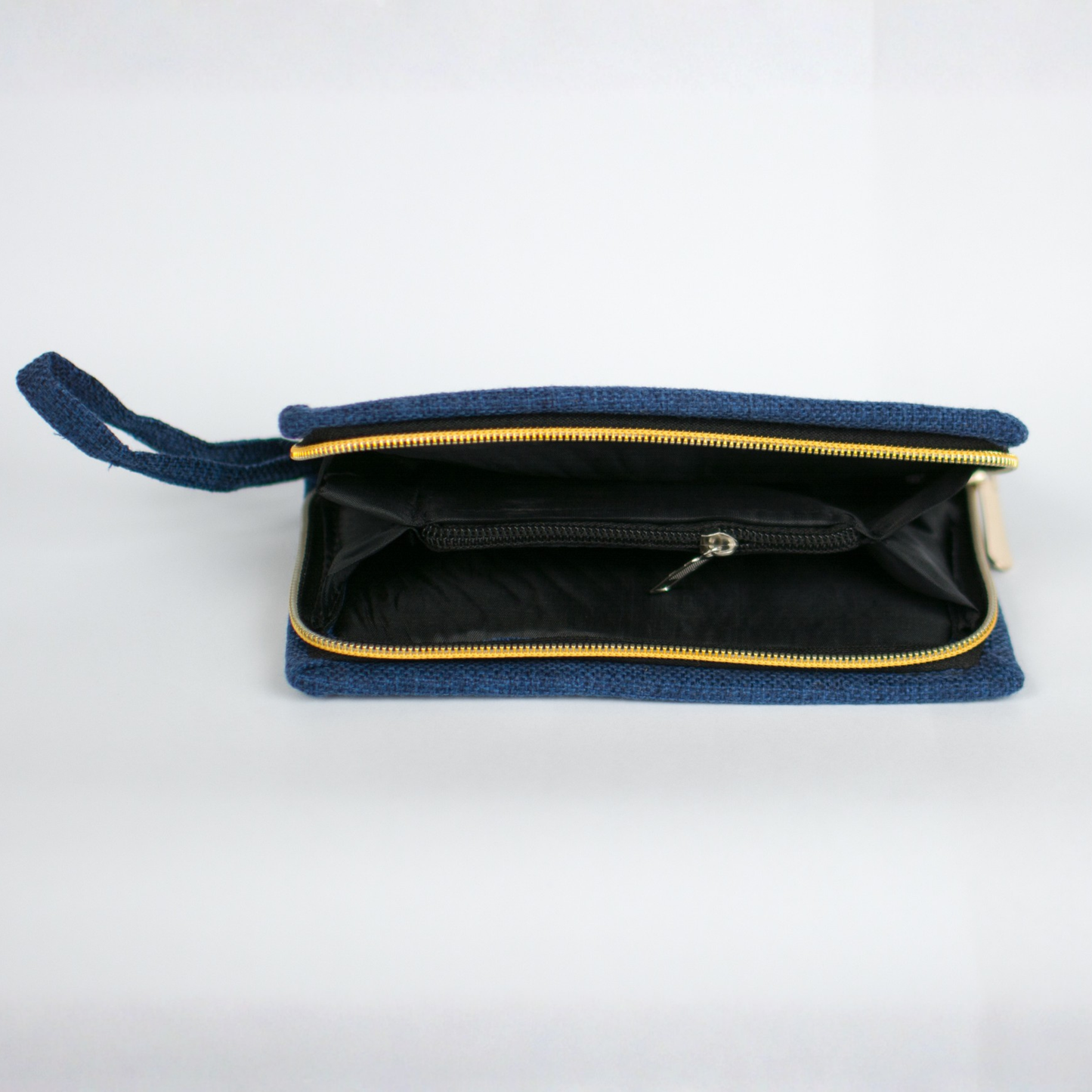 Embroidered Zip Clutch