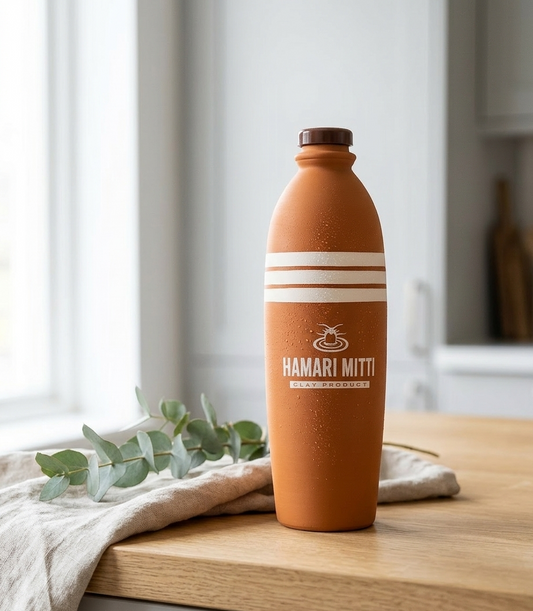 Artisan Clay Water Bottle