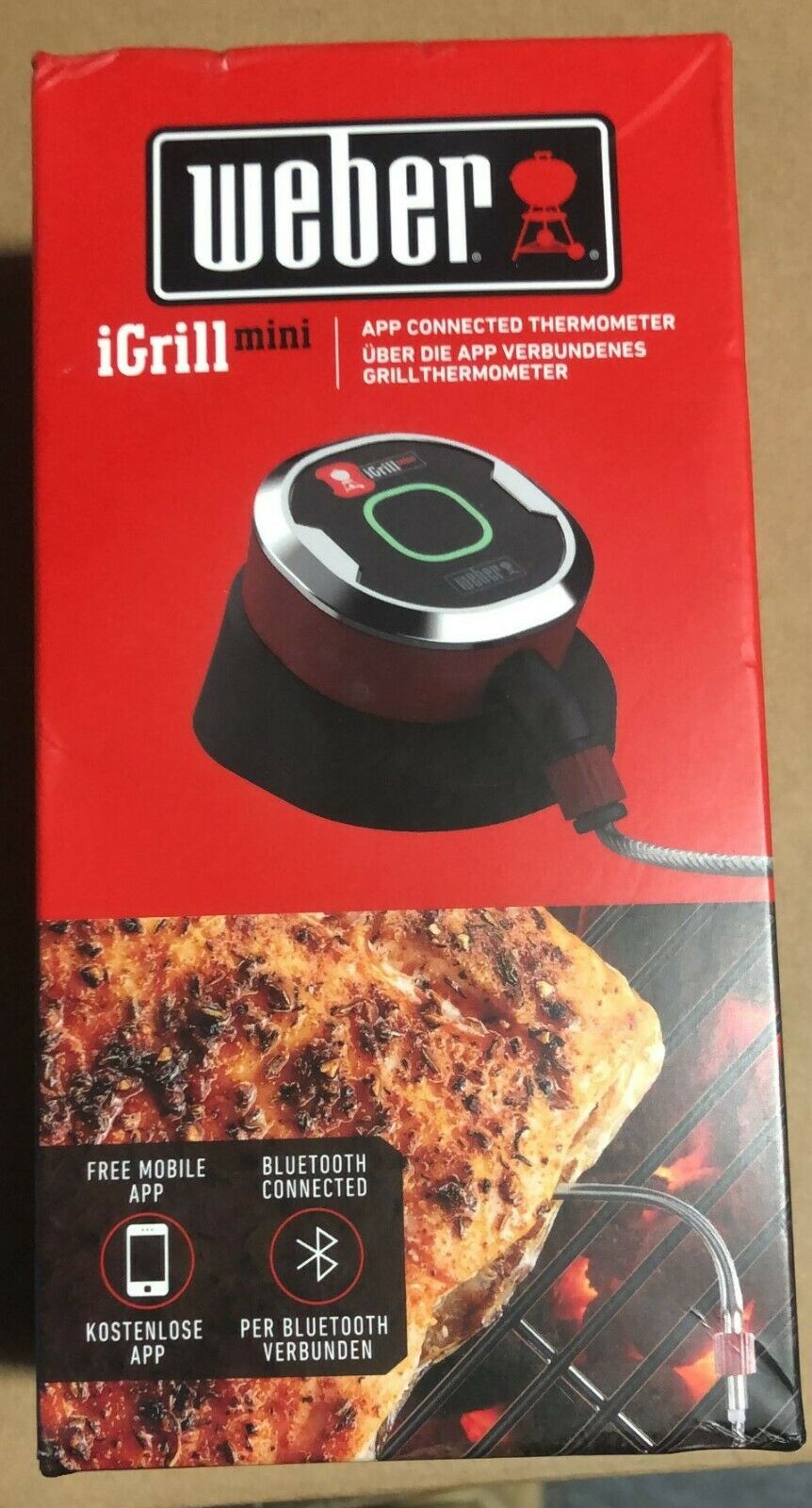 Weber Thermometer, Bluetooth Connected, iGrill 2